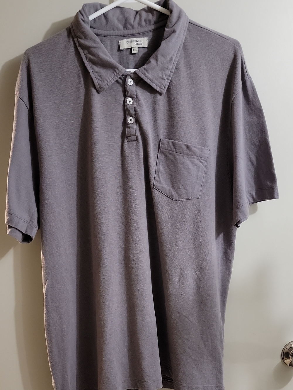 ⭐️ Gray Polo Shirt - Cosmo & Co